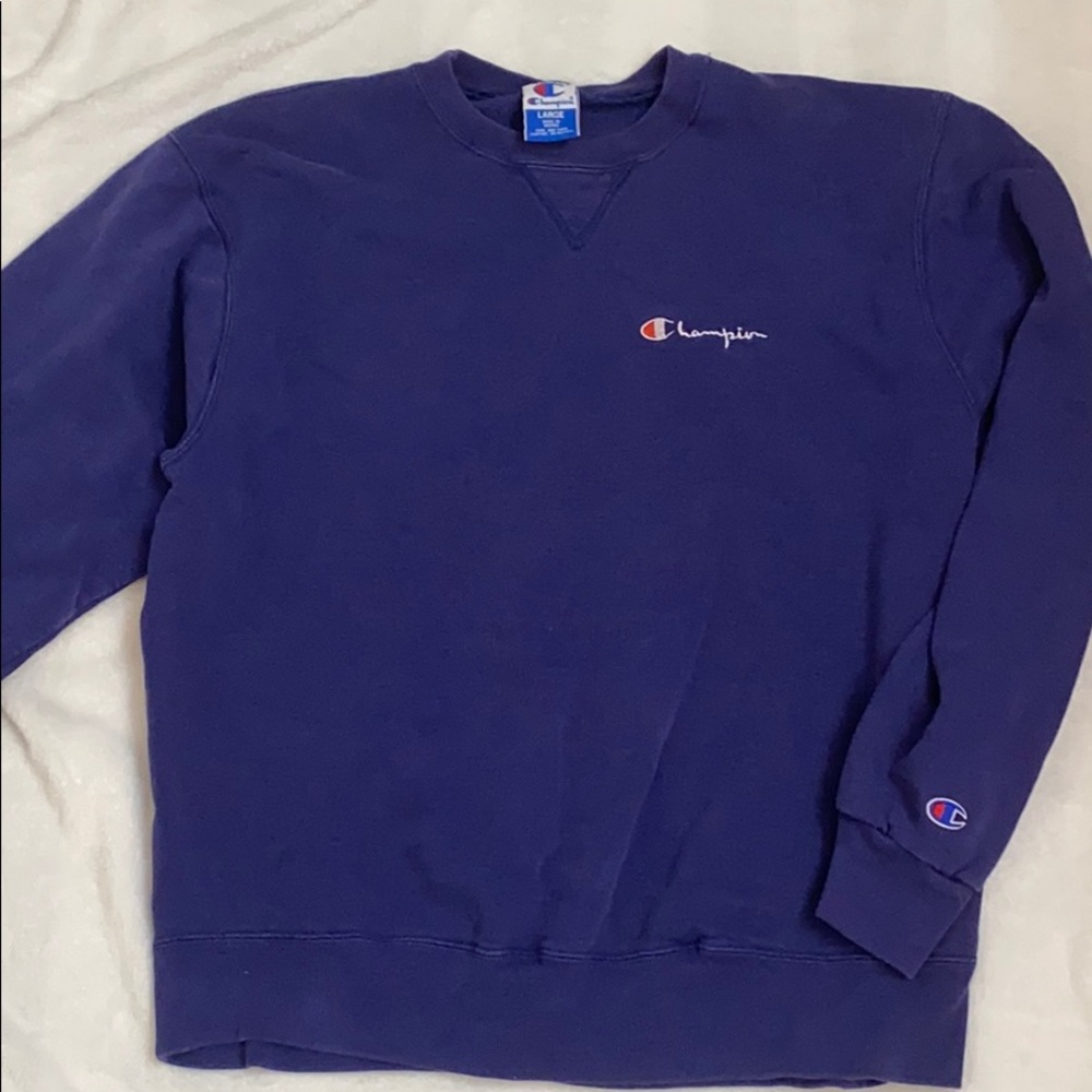 Purple Champion Crewneck